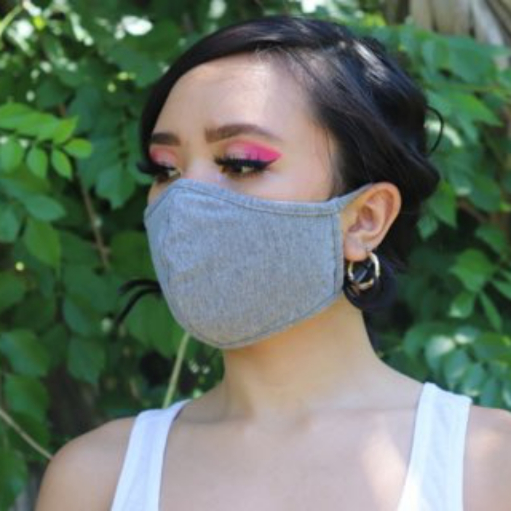 Set of 2 grays Antibacterial Mask - Picture 3 of 9